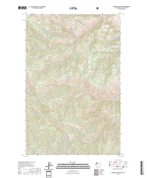 Chumstick Mountain, WA — USGS 7.5-minute topo (2023)