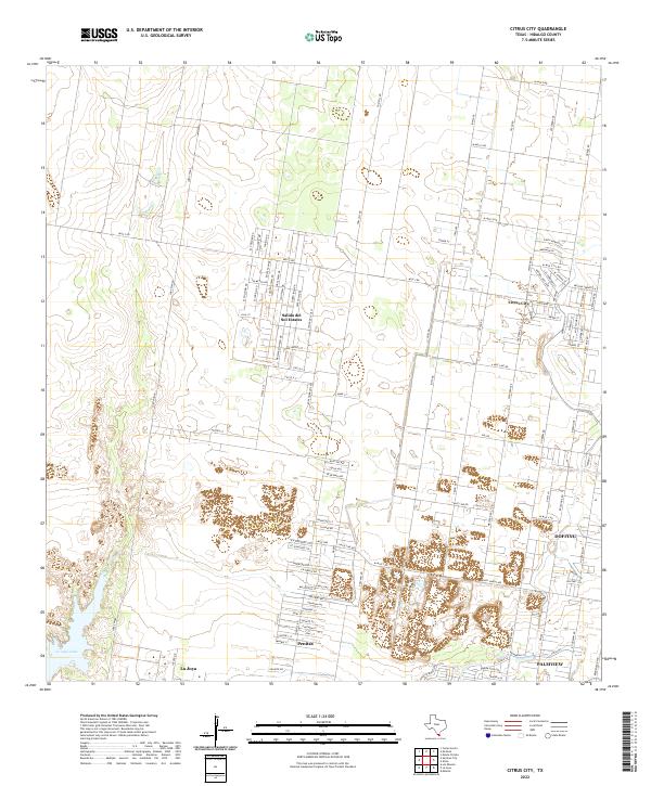 Citrus City, TX — USGS 7.5-minute topo (2022)
