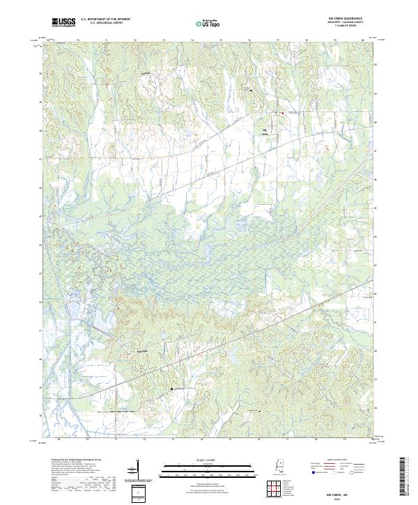 Big Creek, MS — USGS 7.5-minute topo (2024)