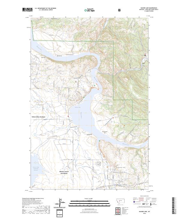 Hauser Lake, MT — USGS 7.5-minute topo (2024)