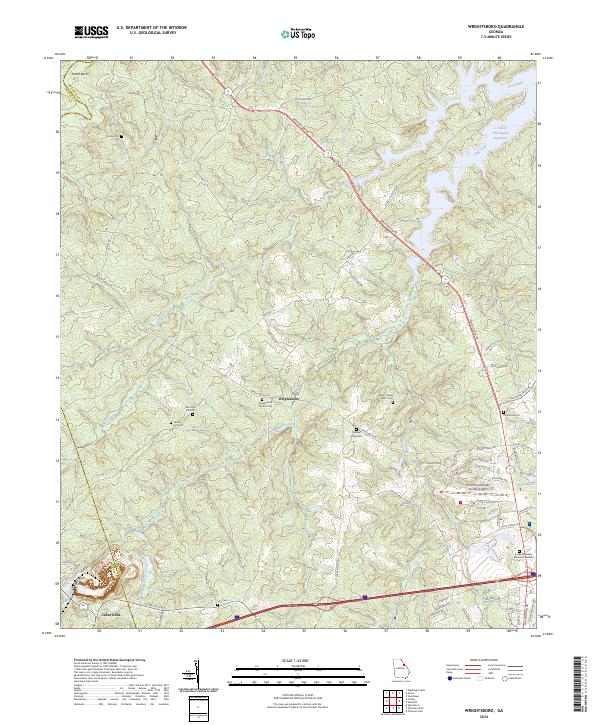 Wrightsboro, GA — USGS 7.5-minute topo (2024)