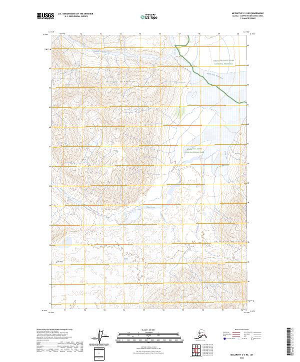 McCarthy C-3 NE, AK — USGS 7.5-minute topo (2023)