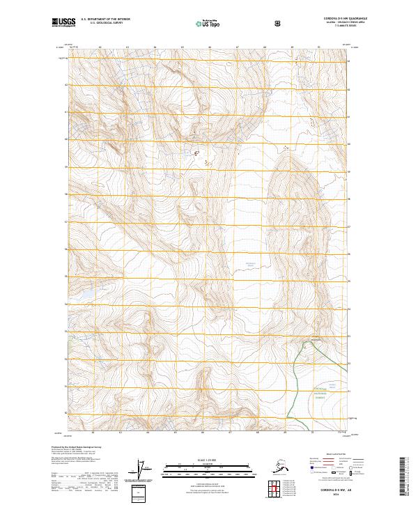 Cordova D-5 NW, AK — USGS 7.5-minute topo (2024)