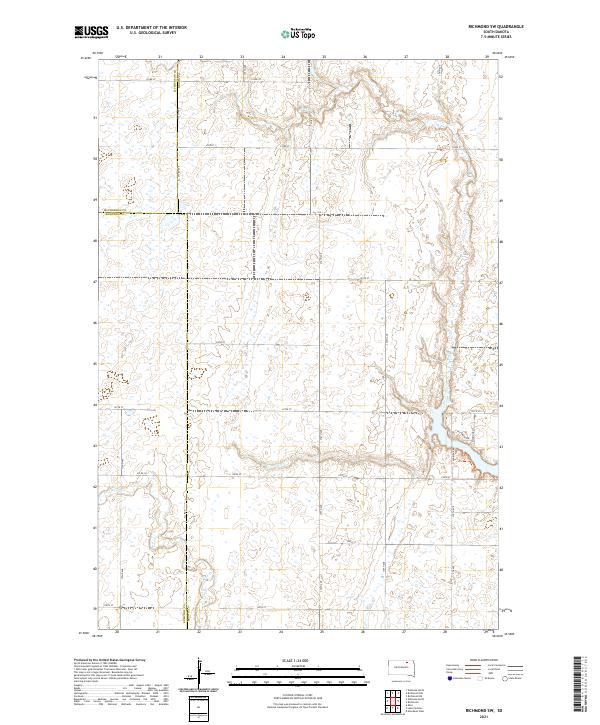 Richmond SW, SD — USGS 7.5-minute topo (2021)