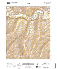 Lookout Ridge B-1 NE, AK — USGS 7.5-minute topo (2020)
