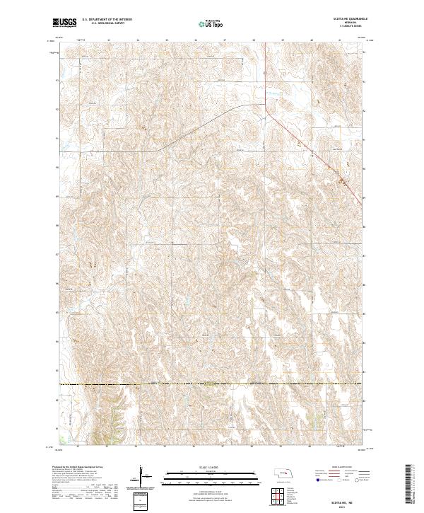 Scotia NE, NE — USGS 7.5-minute topo (2021)