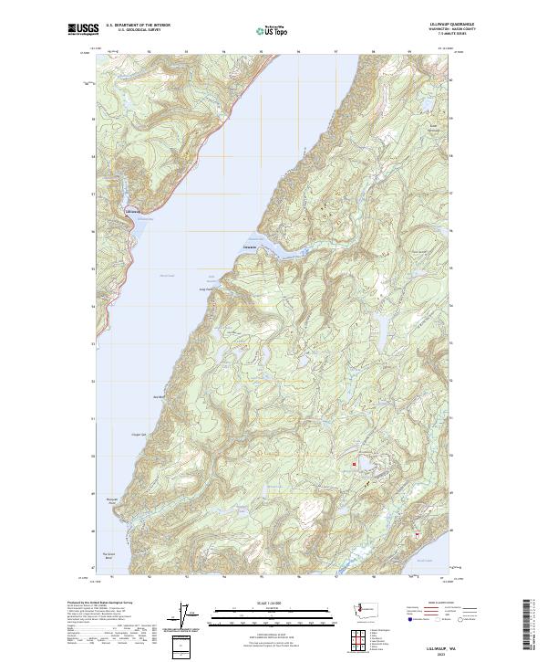 Lilliwaup, WA — USGS 7.5-minute topo (2023)