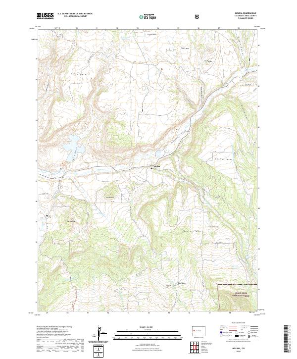 Molina, CO — USGS 7.5-minute topo (2022)