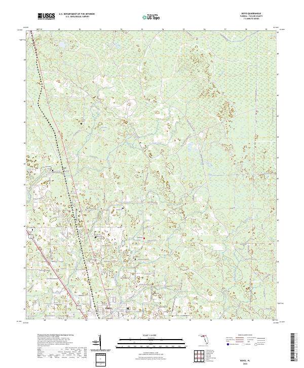 Boyd, FL — USGS 7.5-minute topo (2024)