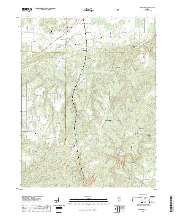 Stonefort, IL — USGS 7.5-minute topo (2024)