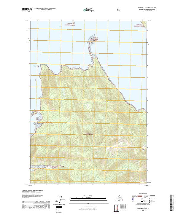 Sumdum C-5 NW, AK — USGS 7.5-minute topo (2021)