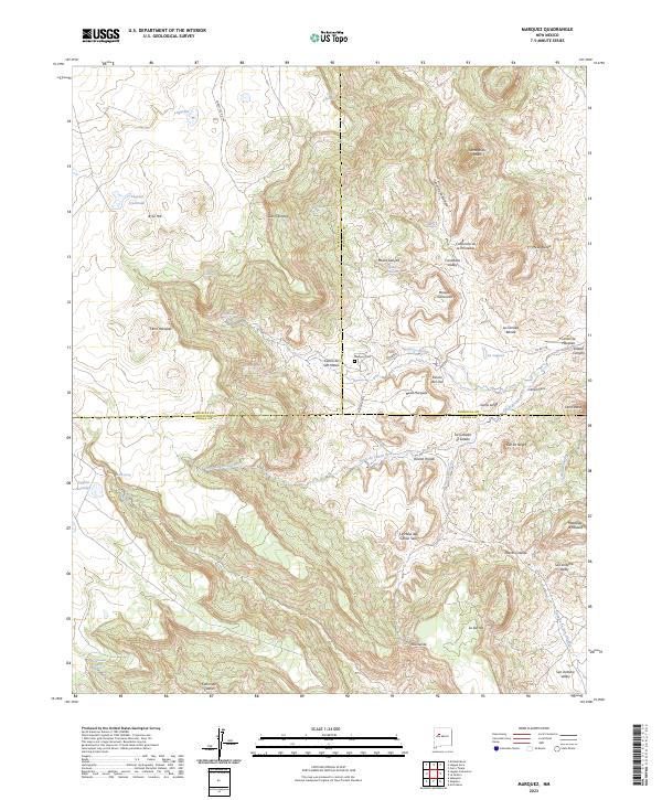 Marquez, NM — USGS 7.5-minute topo (2023)