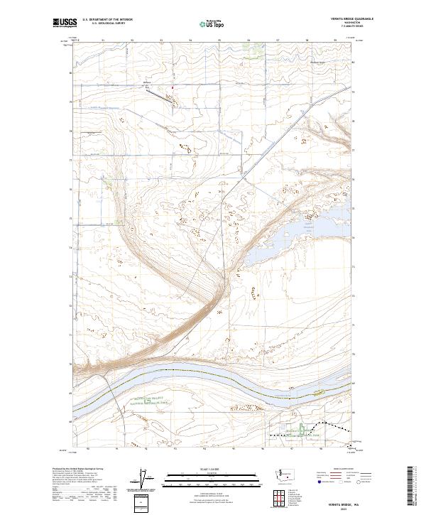 Vernita Bridge, WA — USGS 7.5-minute topo (2023)