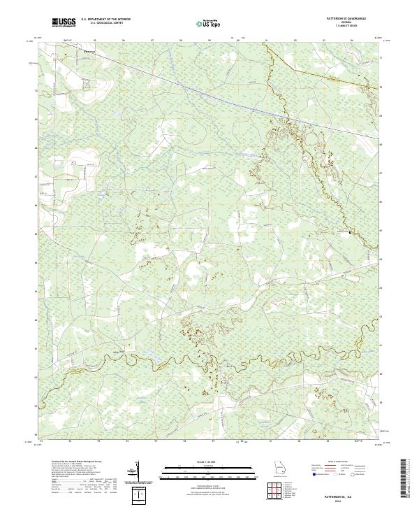 Patterson SE, GA — USGS 7.5-minute topo (2024)