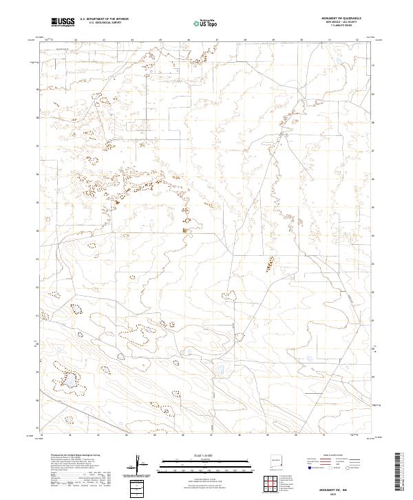 Monument SW, NM — USGS 7.5-minute topo (2023)