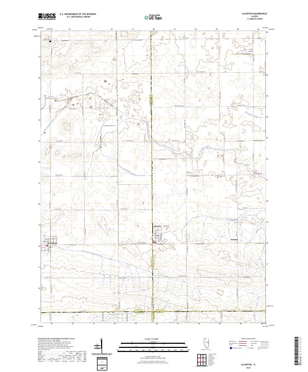 Allerton, IL — USGS 7.5-minute topo (2024)