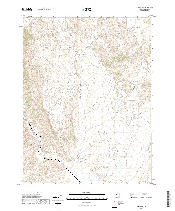 Sage Valley, UT — USGS 7.5-minute topo (2023)