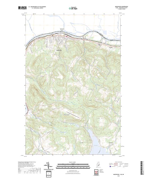 Madawaska, ME-NB — USGS 7.5-minute topo (2024)