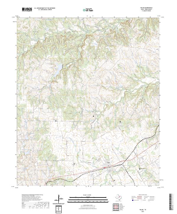Tolar, TX — USGS 7.5-minute topo (2023)