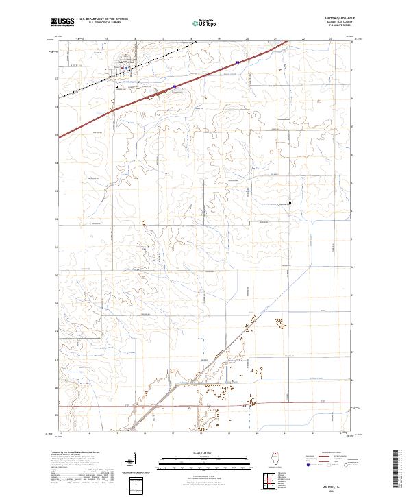 Ashton, IL — USGS 7.5-minute topo (2024)