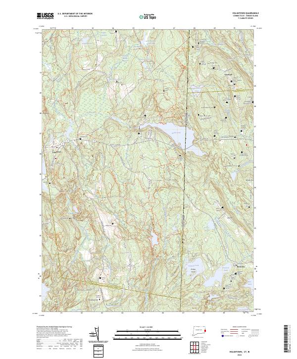 Voluntown, CT-RI — USGS 7.5-minute topo (2024)