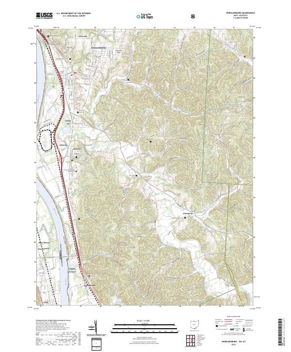 Wheelersburg, OH-KY — USGS 7.5-minute topo (2023)