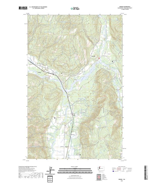 Deming, WA — USGS 7.5-minute topo (2023)