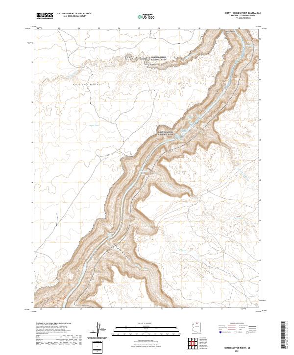 North Canyon Point, AZ — USGS 7.5-minute topo (2021)