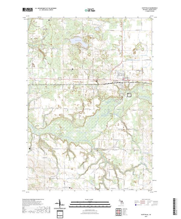 Scottville, MI — USGS 7.5-minute topo (2023)
