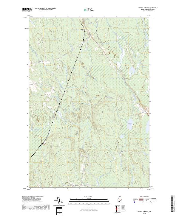 South Lagrange, ME — USGS 7.5-minute topo (2024)
