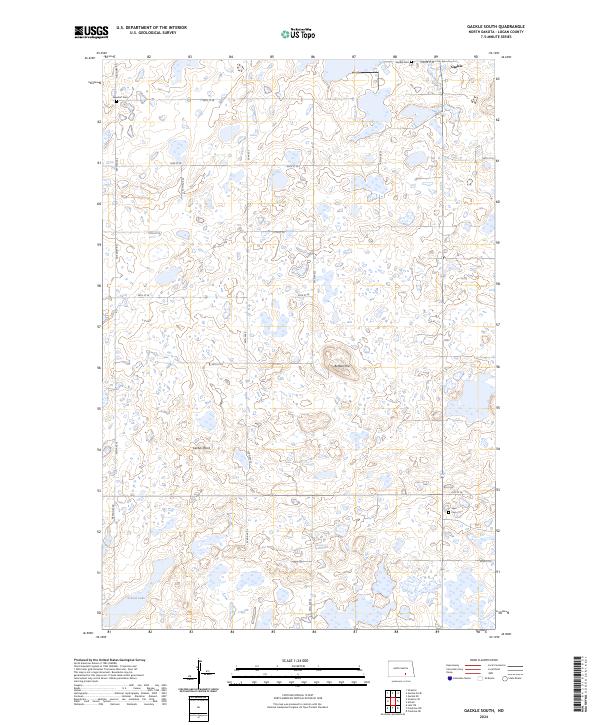 Gackle South, ND — USGS 7.5-minute topo (2024)