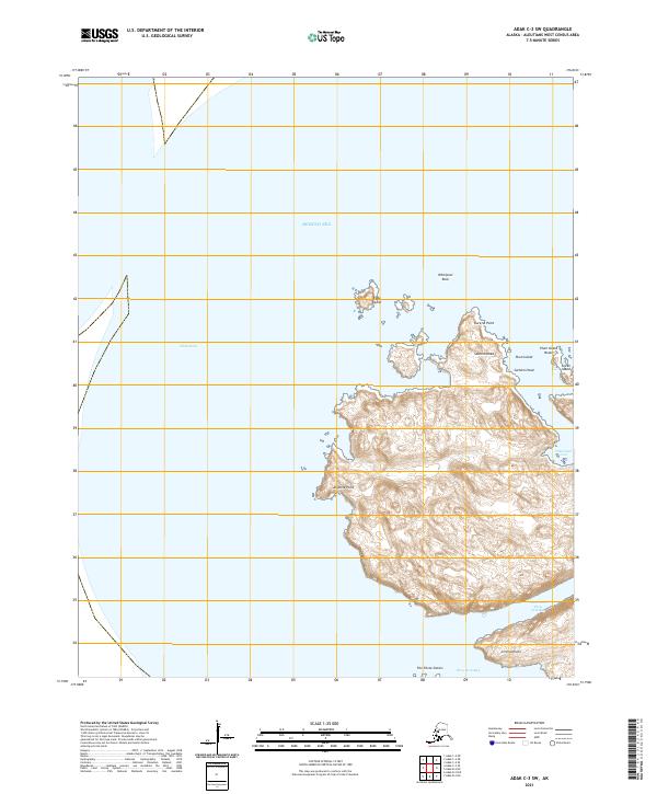Adak C-3 SW, AK — USGS 7.5-minute topo (2021)