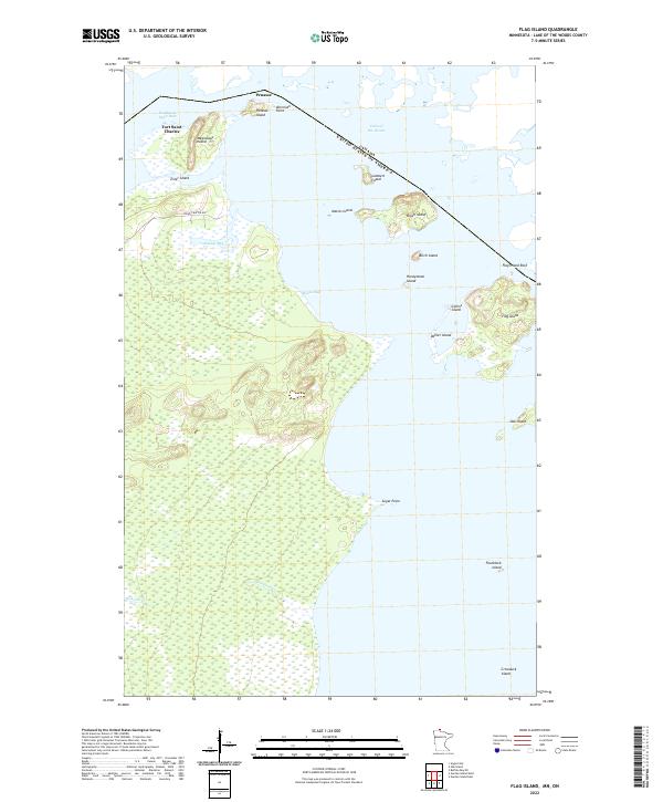 Flag Island, MN-ON — USGS 7.5-minute topo (2022)
