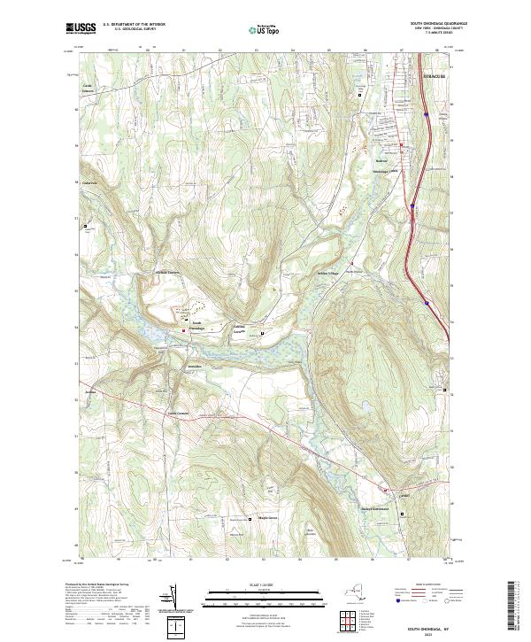 South Onondaga, NY — USGS 7.5-minute topo (2023)