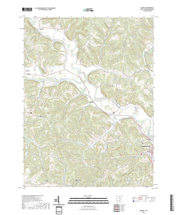 Randle, OH — USGS 7.5-minute topo (2023)