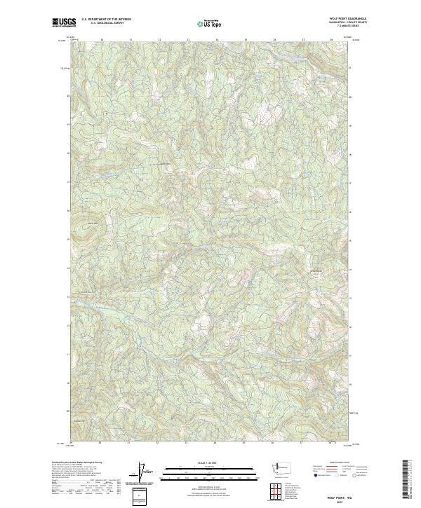 Wolf Point, WA — USGS 7.5-minute topo (2023)