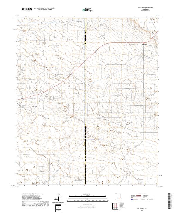 Maljamar, NM — USGS 7.5-minute topo (2023)