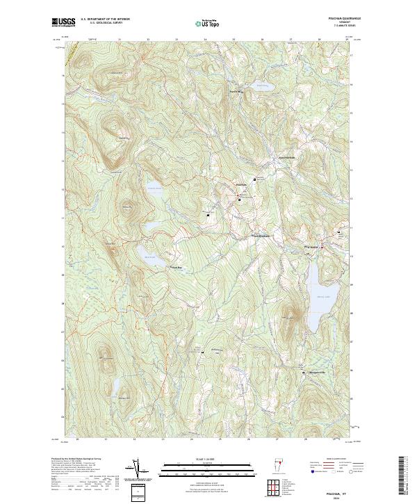 Peacham, VT — USGS 7.5-minute topo (2024)
