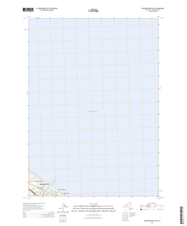 Rochester East OE N, NY — USGS 7.5-minute topo (2026)
