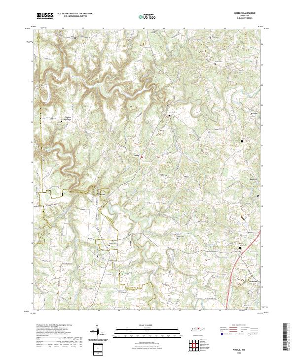 Windle, TN — USGS 7.5-minute topo (2022)