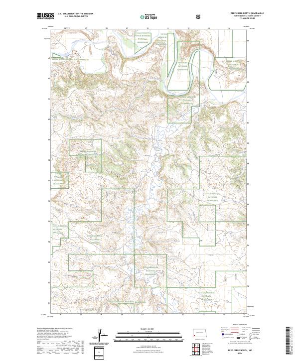 Deep Creek North, ND — USGS 7.5-minute topo (2024)