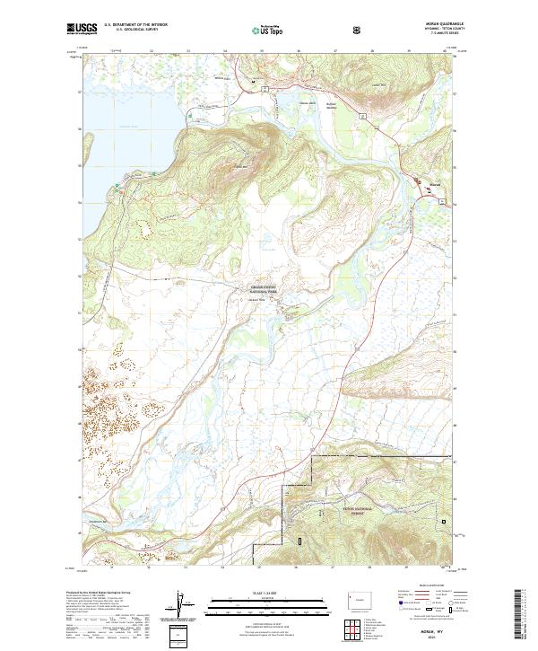 Moran, WY — USGS 7.5-minute topo (2021)