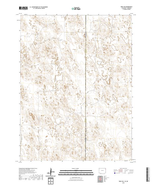 Wray NE, CO-NE — USGS 7.5-minute topo (2022)