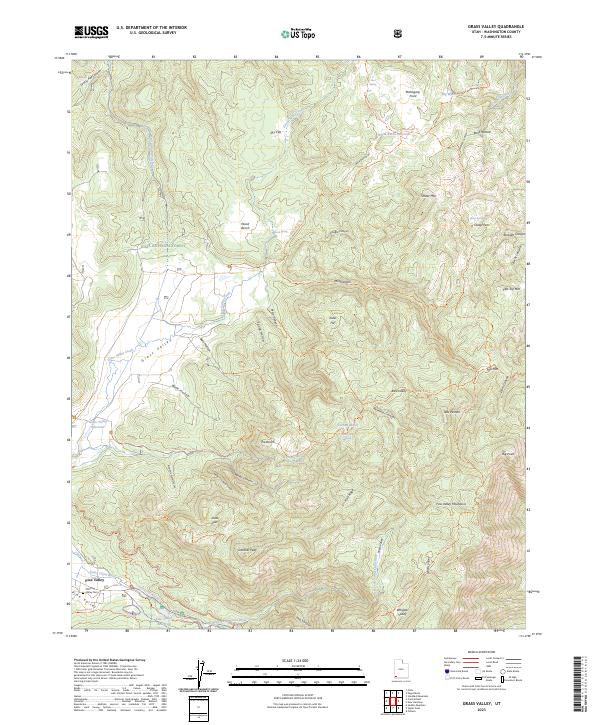 Grass Valley, UT — USGS 7.5-minute topo (2023)