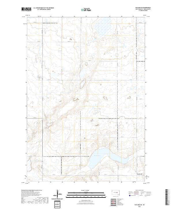 Vayland SW, SD — USGS 7.5-minute topo (2021)