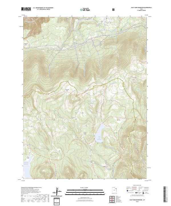 East Park Reservoir, UT — USGS 7.5-minute topo (2023)
