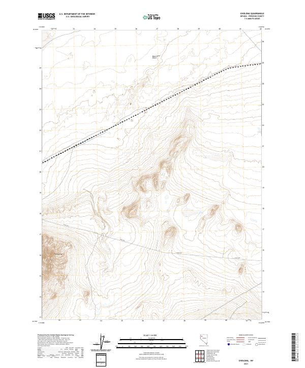 Cholona, NV — USGS 7.5-minute topo (2021)