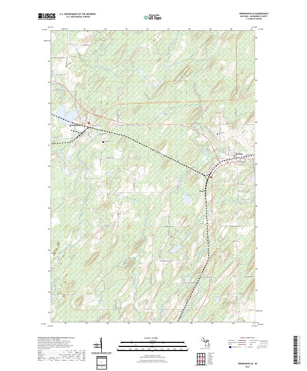 Hermansville, MI — USGS 7.5-minute topo (2023)