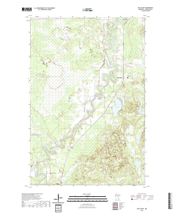 Ball Bluff, MN — USGS 7.5-minute topo (2022)