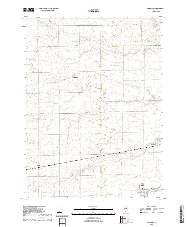 Long Point, IL — USGS 7.5-minute topo (2024)
